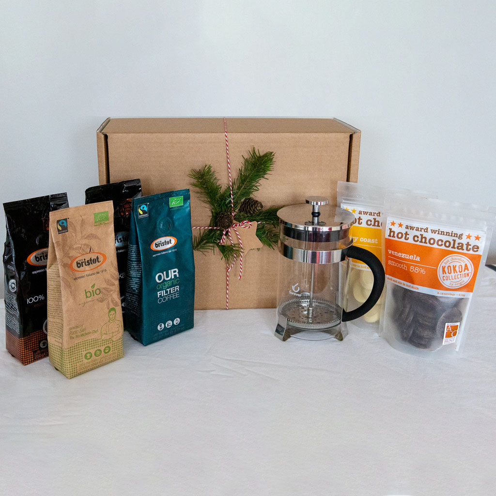 Ground Coffee & Hot Chocolate Gift Box